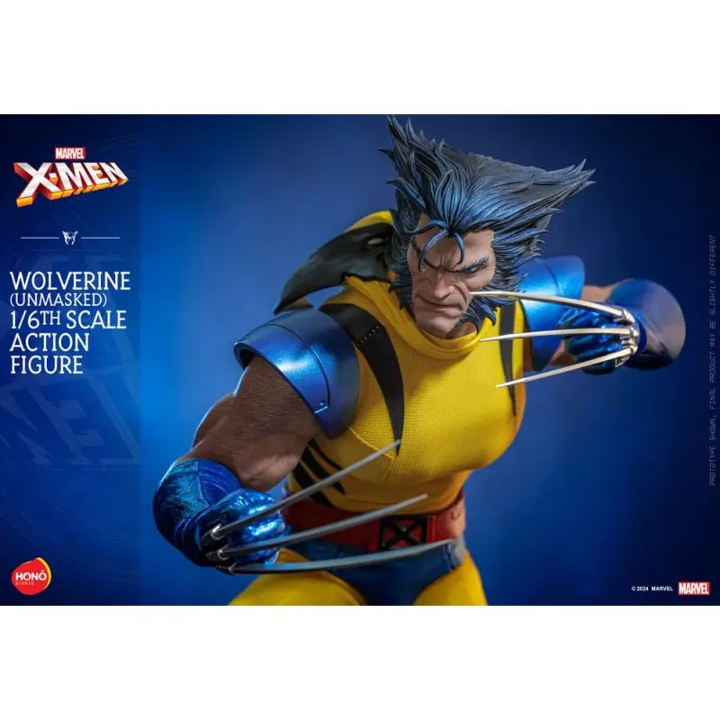 Marvel X-Men figurine 1/6 Wolverine (Unmasked) 28 cm | 4895228619907