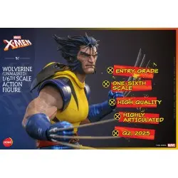 Marvel X-Men figurine 1/6 Wolverine (Unmasked) 28 cm | 4895228619907