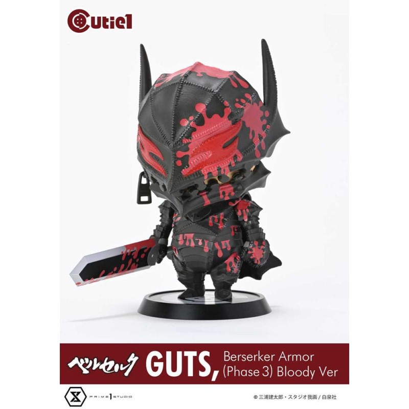 Berserk figurine Cutie1 PVC Guts Berserker Armor (Phase 3) Bloody Ver. 12 cm 
