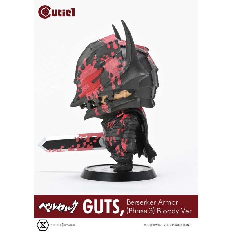 Berserk figurine Cutie1 PVC Guts Berserker Armor (Phase 3) Bloody Ver. 12 cm 