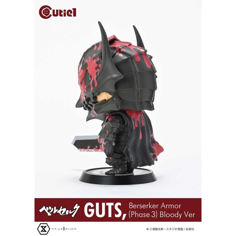 Berserk figurine Cutie1 PVC Guts Berserker Armor (Phase 3) Bloody Ver. 12 cm 