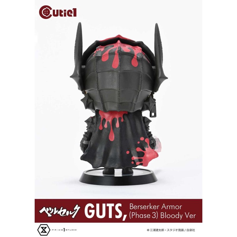 Berserk figurine Cutie1 PVC Guts Berserker Armor (Phase 3) Bloody Ver. 12 cm 