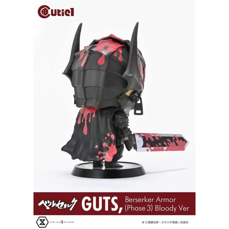 Berserk figurine Cutie1 PVC Guts Berserker Armor (Phase 3) Bloody Ver. 12 cm  | 4580708049977