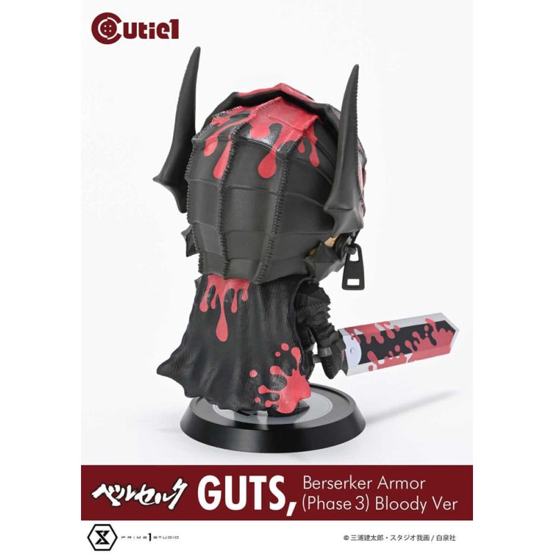 Berserk figurine Cutie1 PVC Guts Berserker Armor (Phase 3) Bloody Ver. 12 cm 