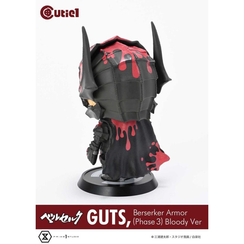 Berserk figurine Cutie1 PVC Guts Berserker Armor (Phase 3) Bloody Ver. 12 cm 