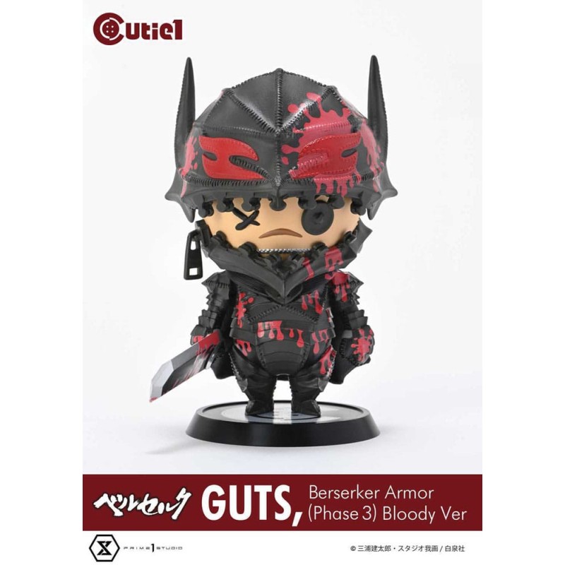 Berserk figurine Cutie1 PVC Guts Berserker Armor (Phase 3) Bloody Ver. 12 cm 