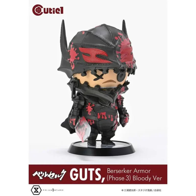 Berserk figurine Cutie1 PVC Guts Berserker Armor (Phase 3) Bloody Ver. 12 cm  | 4580708049977