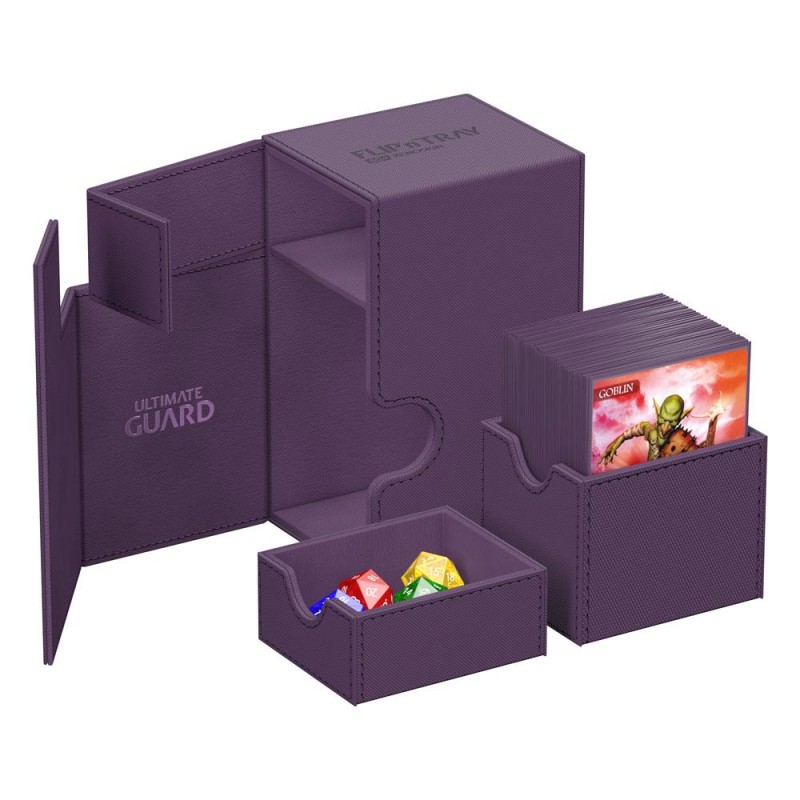 Ultimate Guard Flip`n`Tray 80+ XenoSkin Monocolor Violet