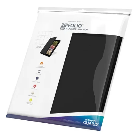 product: Zipfolio 480 - 24-Pocket XenoSkin (Quadrow) - Black
Brand: Ultimate Guard