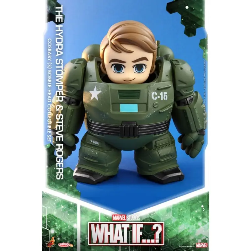 What If...? figurines Cosbaby (S) Hydra Stomper & Steve Rogers 10 cm | 4895228607935