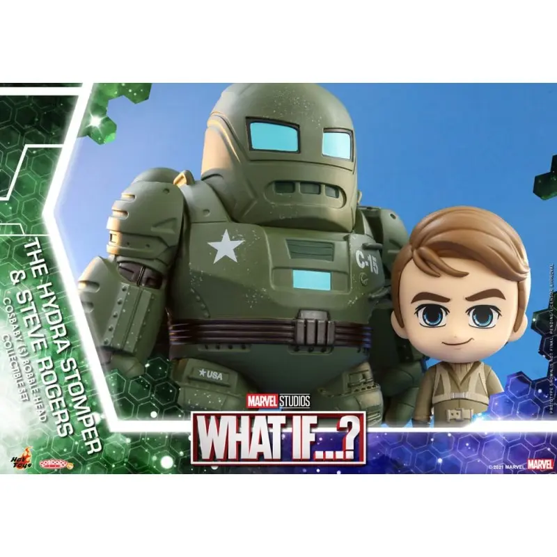 What If...? figurines Cosbaby (S) Hydra Stomper & Steve Rogers 10 cm | 4895228607935