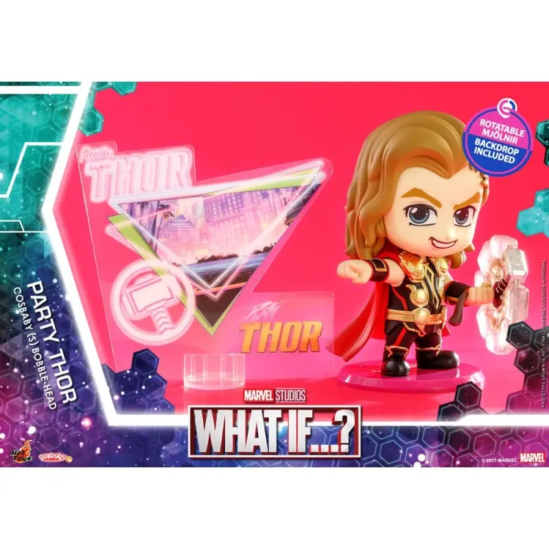 What If...? figurine Cosbaby (S) Party Thor 10 cm | 4895228607973