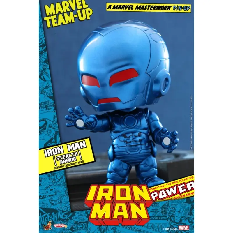 Marvel Comics figurine Cosbaby (S) Iron Man (Stealth Armor) 10 cm | 4895228608260