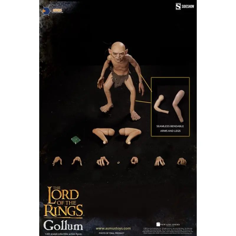 Le Seigneur des Anneaux figurine 1/6 Gollum 20 cm | 0747720277427