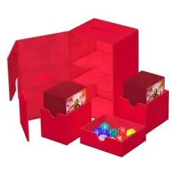 Ultimate Guard Twin Flip`n`Tray 160+ XenoSkin Monocolor Rouge | 4056133021906