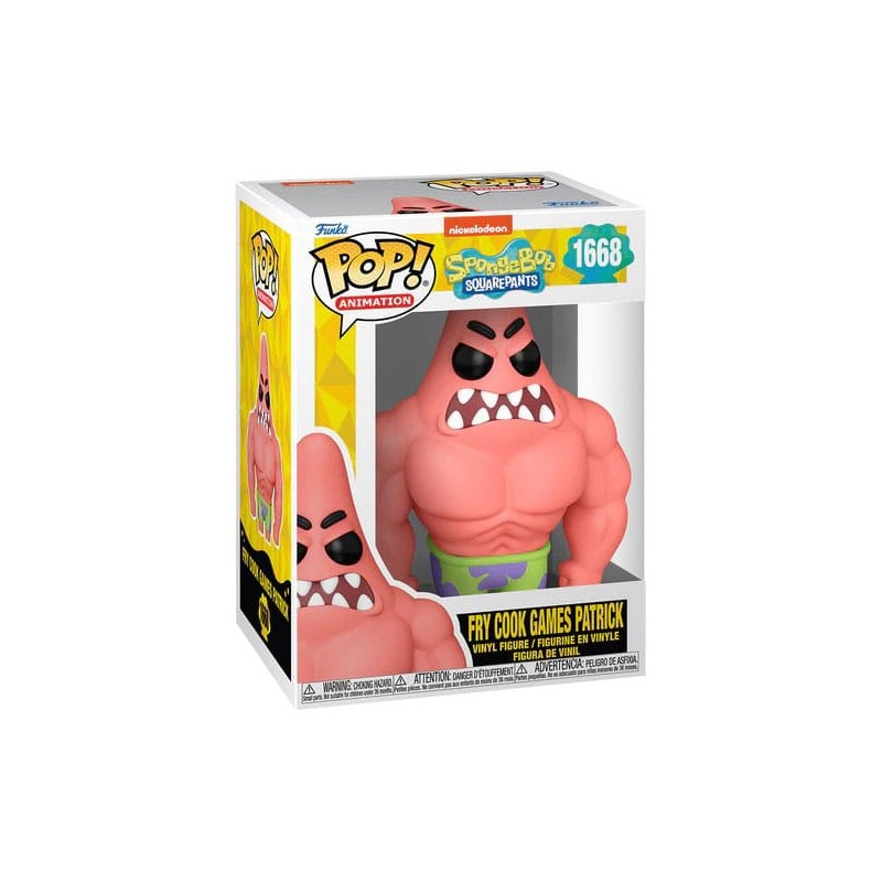 Bob l´éponge 25th Anniversary POP! Vinyl figurine Patrick w/Muscles 9 cm