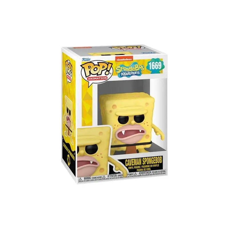 Bob l´éponge 25th Anniversary POP! Vinyl figurine Caveman SB 9 cm | 0889698757379