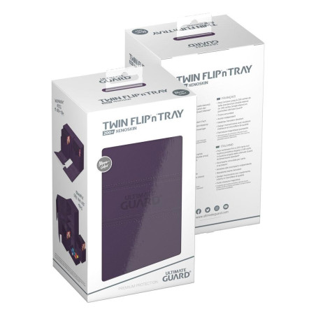 produit : Twin Flip`n`Tray 200+ XenoSkin Monocolor Violet marque : Ultimate Guard produit : Twin Flip`n`Tray 200+ XenoSkin Monocolor Violet marque : Ultimate Guard