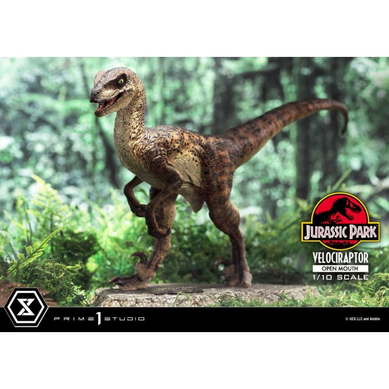 Jurassic Park statuette Prime Collectibles 1/10 Velociraptor Open Mouth 19 cm | 4580708049328