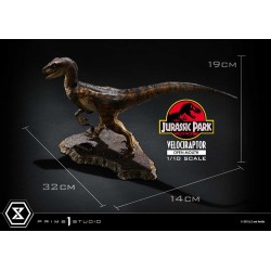 Jurassic Park statuette Prime Collectibles 1/10 Velociraptor Open Mouth 19 cm | 4580708049328