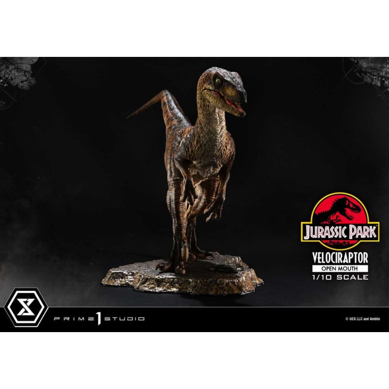 Jurassic Park statuette Prime Collectibles 1/10 Velociraptor Open Mouth 19 cm | 4580708049328