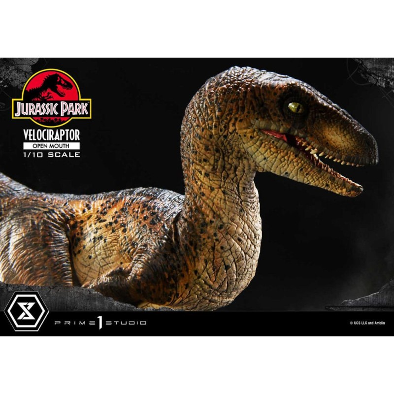 Jurassic Park statuette Prime Collectibles 1/10 Velociraptor Open Mouth 19 cm | 4580708049328