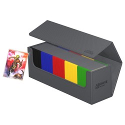 Ultimate Guard Arkhive 400+ XenoSkin Monocolor Gris