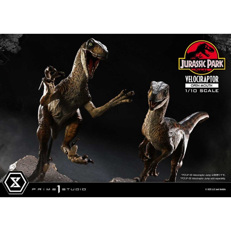 Jurassic Park statuette Prime Collectibles 1/10 Velociraptor Open Mouth 19 cm | 4580708049328