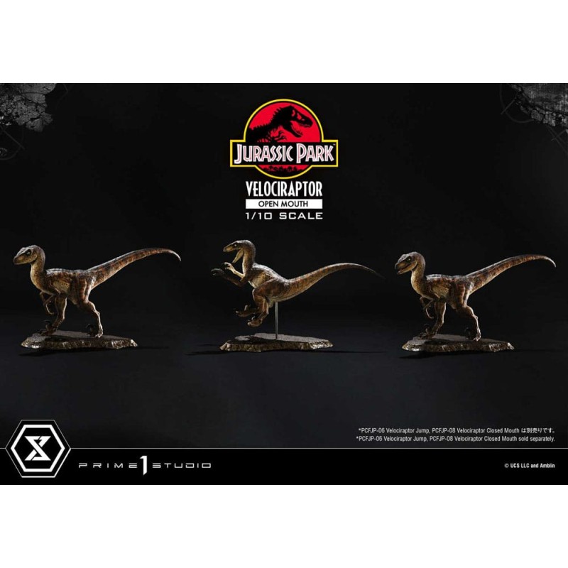 Jurassic Park statuette Prime Collectibles 1/10 Velociraptor Open Mouth 19 cm | 4580708049328