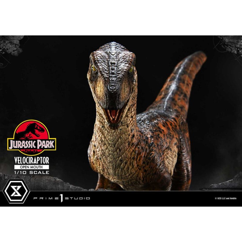 Jurassic Park statuette Prime Collectibles 1/10 Velociraptor Open Mouth 19 cm | 4580708049328