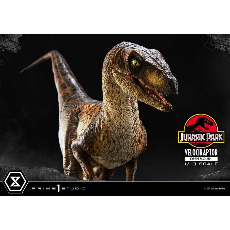 Jurassic Park statuette Prime Collectibles 1/10 Velociraptor Open Mouth 19 cm | 4580708049328