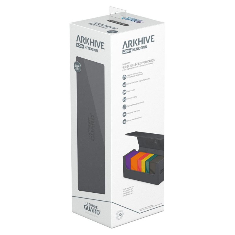 Ultimate Guard Arkhive 400+ XenoSkin Monocolor Gris