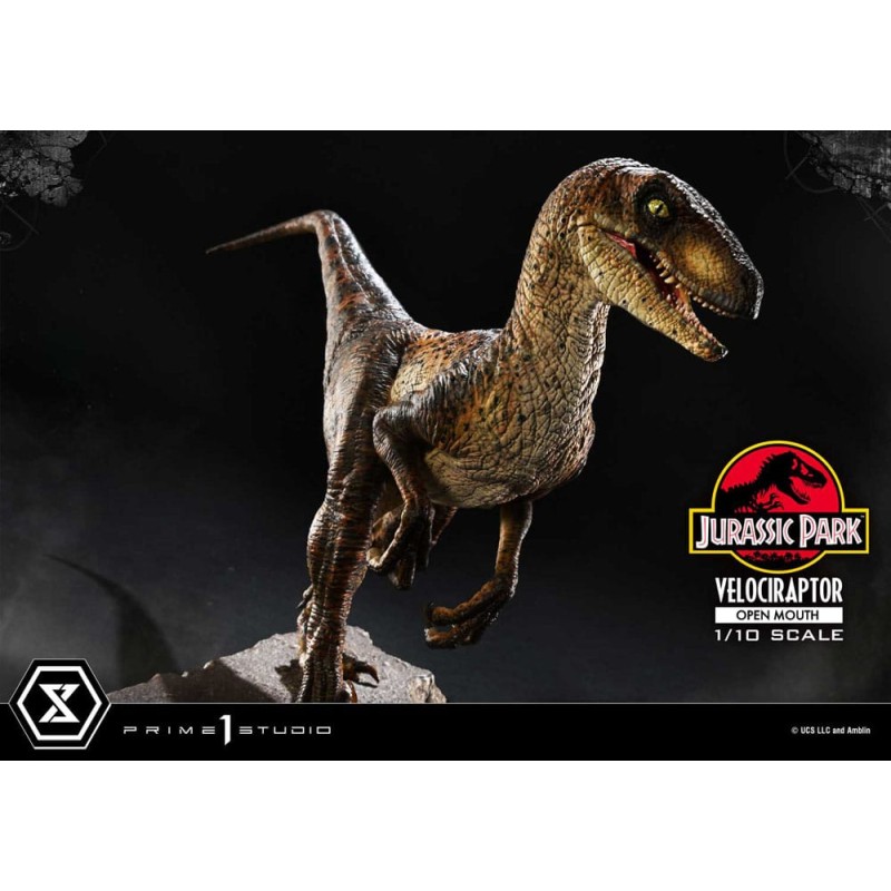 Jurassic Park statuette Prime Collectibles 1/10 Velociraptor Open Mouth 19 cm | 4580708049328