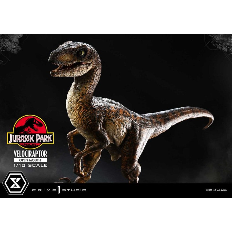 Jurassic Park statuette Prime Collectibles 1/10 Velociraptor Open Mouth 19 cm | 4580708049328