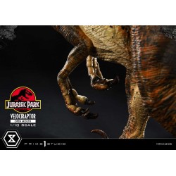 Jurassic Park statuette Prime Collectibles 1/10 Velociraptor Open Mouth 19 cm | 4580708049328