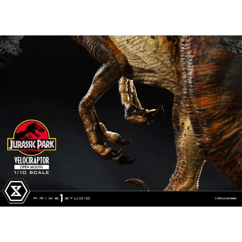 Jurassic Park statuette Prime Collectibles 1/10 Velociraptor Open Mouth 19 cm | 4580708049328