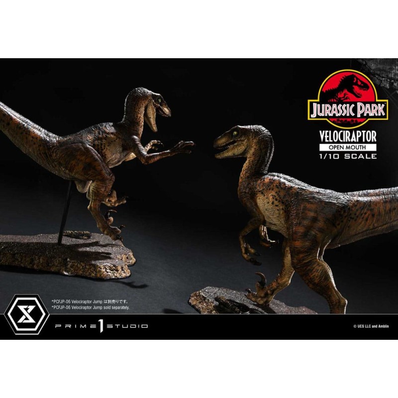 Jurassic Park statuette Prime Collectibles 1/10 Velociraptor Open Mouth 19 cm | 4580708049328