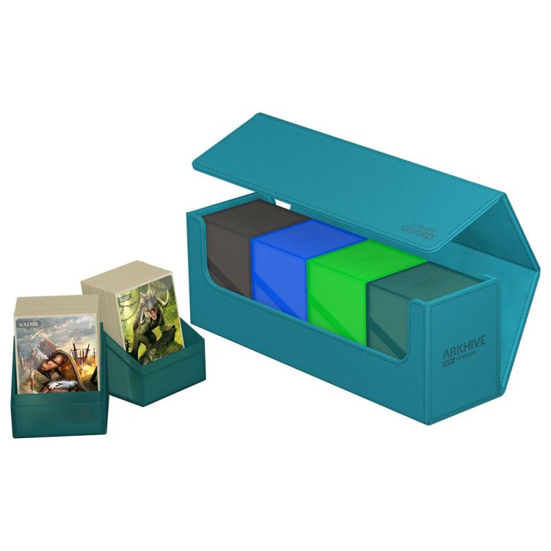Ultimate Guard Arkhive 400+ XenoSkin Monocolor Bleu Pétrole