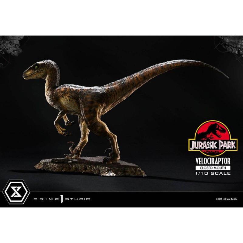 Jurassic Park statuette Prime Collectibles 1/10 Velociraptor Closed Mouth 19 cm | 4582647120038