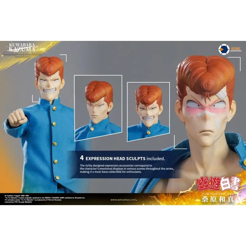 Yu Yu Hakusho figurine 1/6 Kazuma Kuwabara (Luxury Version) 30 cm | 4713294721457