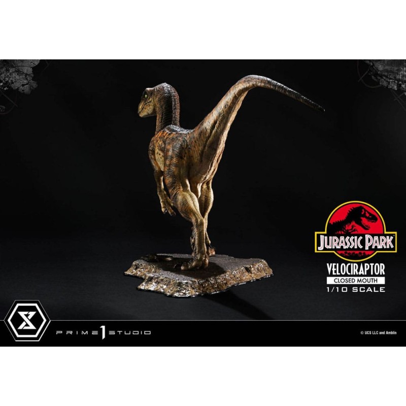 Jurassic Park statuette Prime Collectibles 1/10 Velociraptor Closed Mouth 19 cm | 4582647120038