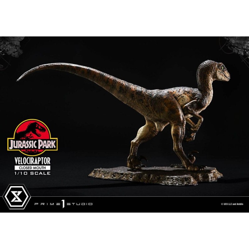 Jurassic Park statuette Prime Collectibles 1/10 Velociraptor Closed Mouth 19 cm | 4582647120038