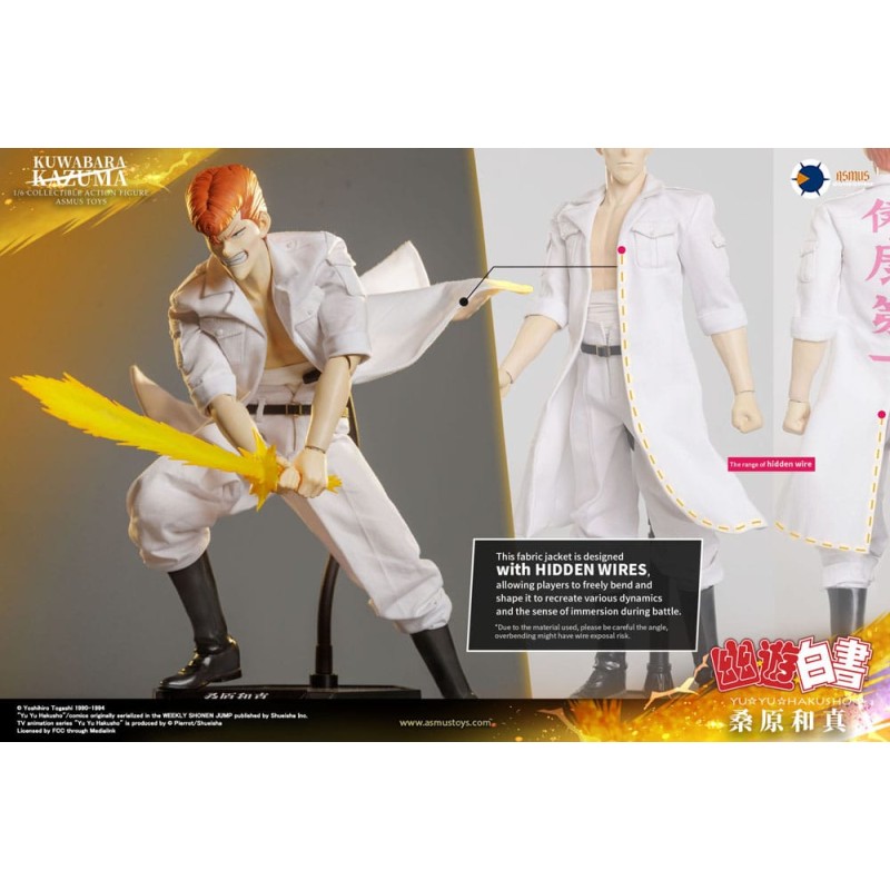 Yu Yu Hakusho figurine 1/6 Kazuma Kuwabara (Luxury Version) 30 cm