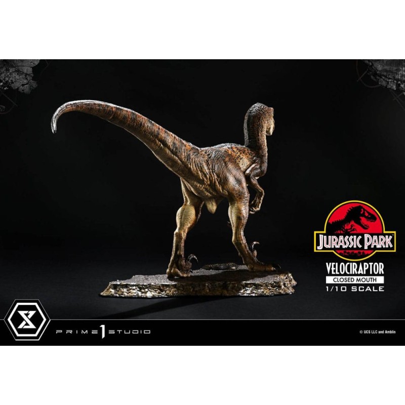 Jurassic Park statuette Prime Collectibles 1/10 Velociraptor Closed Mouth 19 cm | 4582647120038