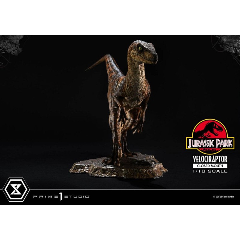 Jurassic Park statuette Prime Collectibles 1/10 Velociraptor Closed Mouth 19 cm | 4582647120038