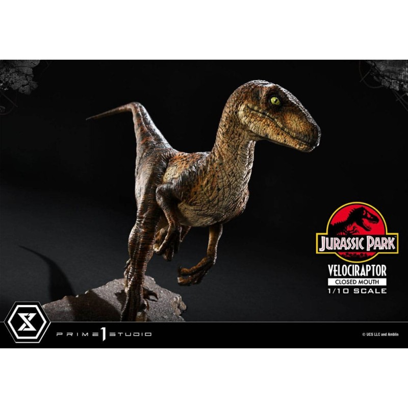 Jurassic Park statuette Prime Collectibles 1/10 Velociraptor Closed Mouth 19 cm | 4582647120038