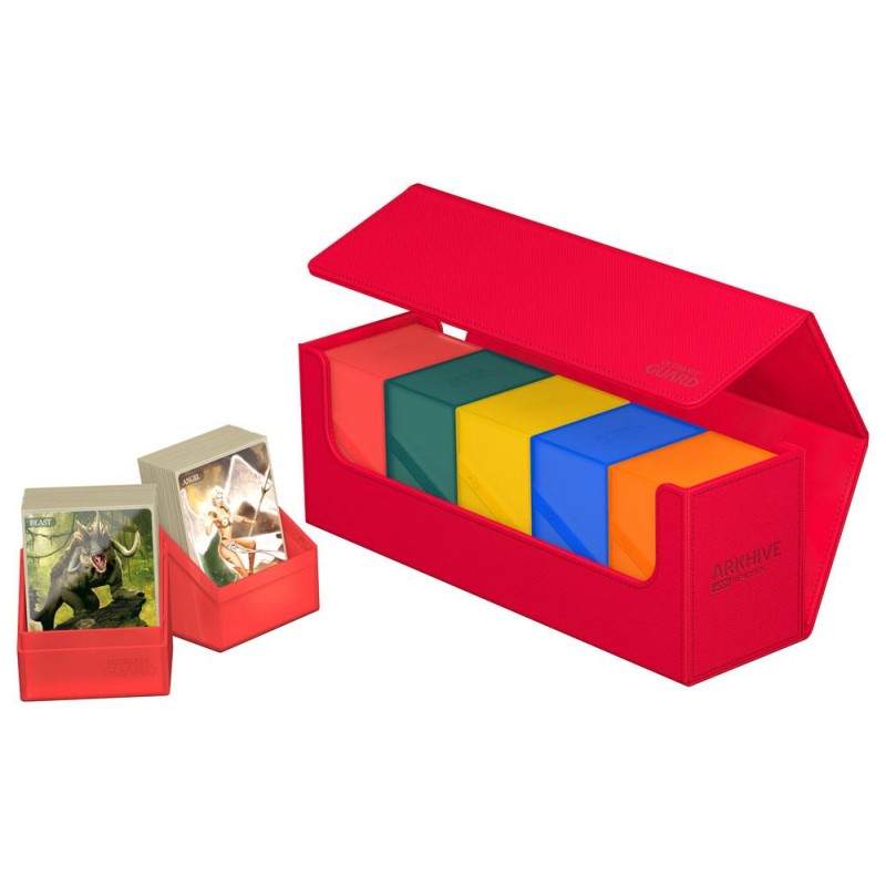 Ultimate Guard Arkhive 400+ XenoSkin Monocolor Rouge