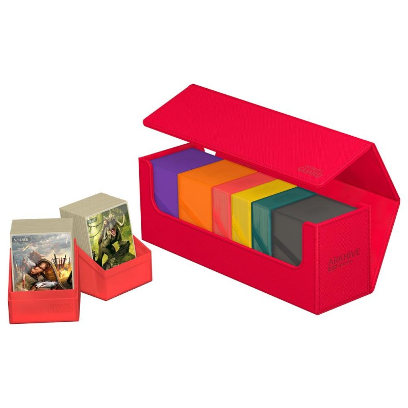 Ultimate Guard Arkhive 400+ XenoSkin Monocolor Rouge