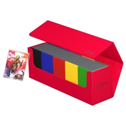 Ultimate Guard Arkhive 400+ XenoSkin Monocolor Rouge