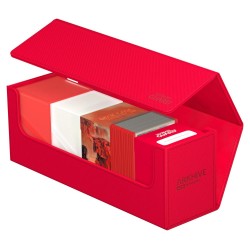 Ultimate Guard Arkhive 400+ XenoSkin Monocolor Rouge